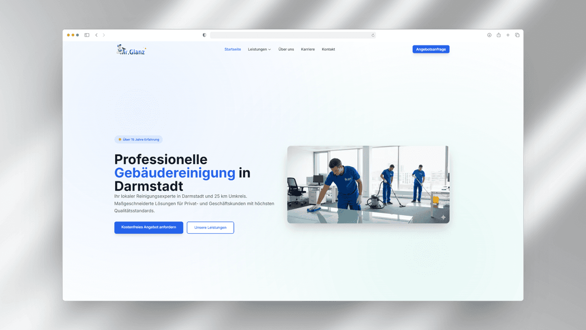 Mister Glanz Website