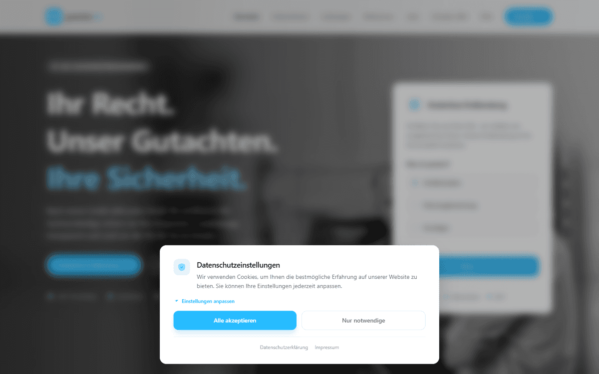GutachterMK Kfz-Sachverständigen Website